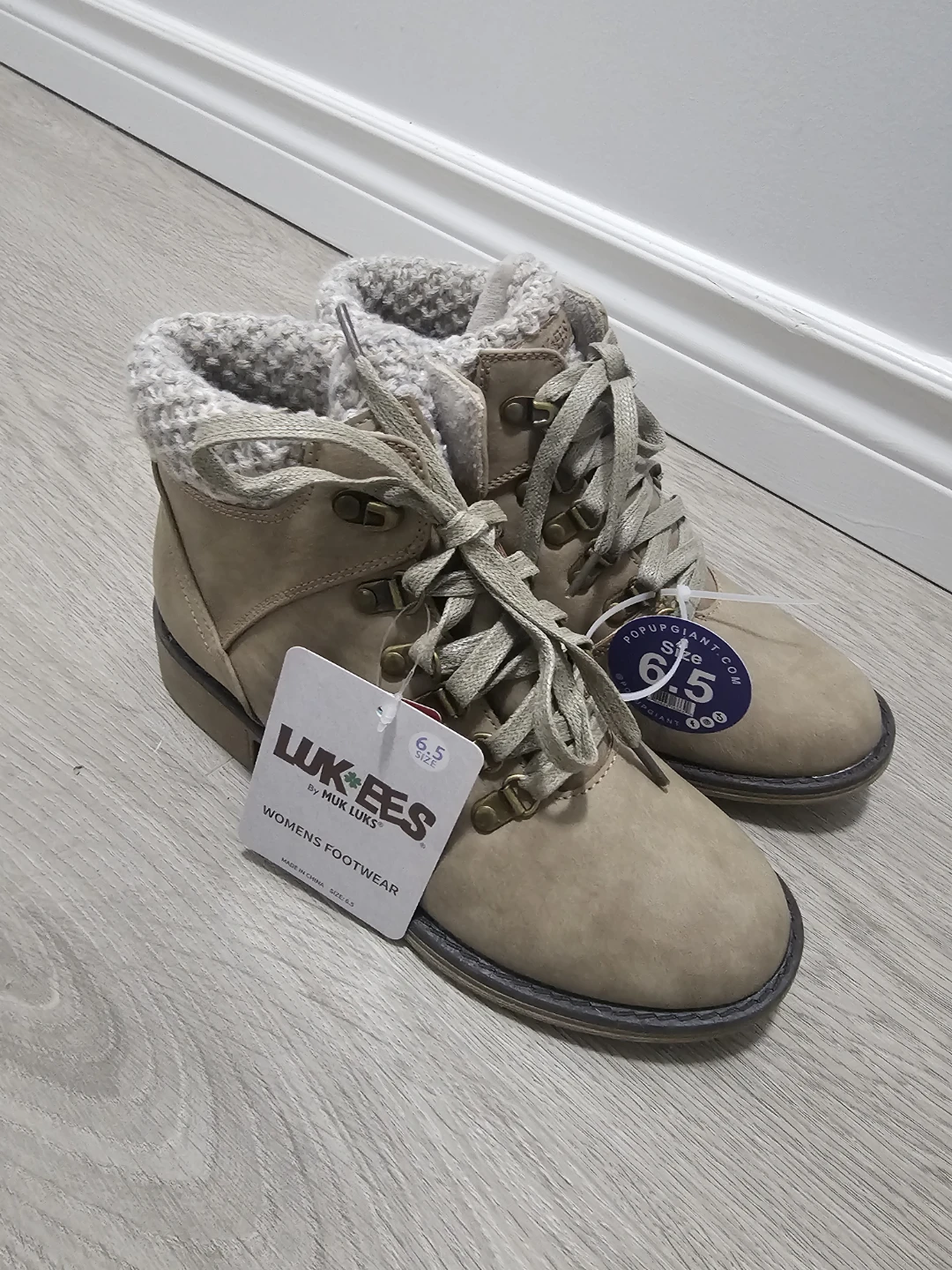 NWT Lukees Women's Lace-Up Ankle Boots - photo 2