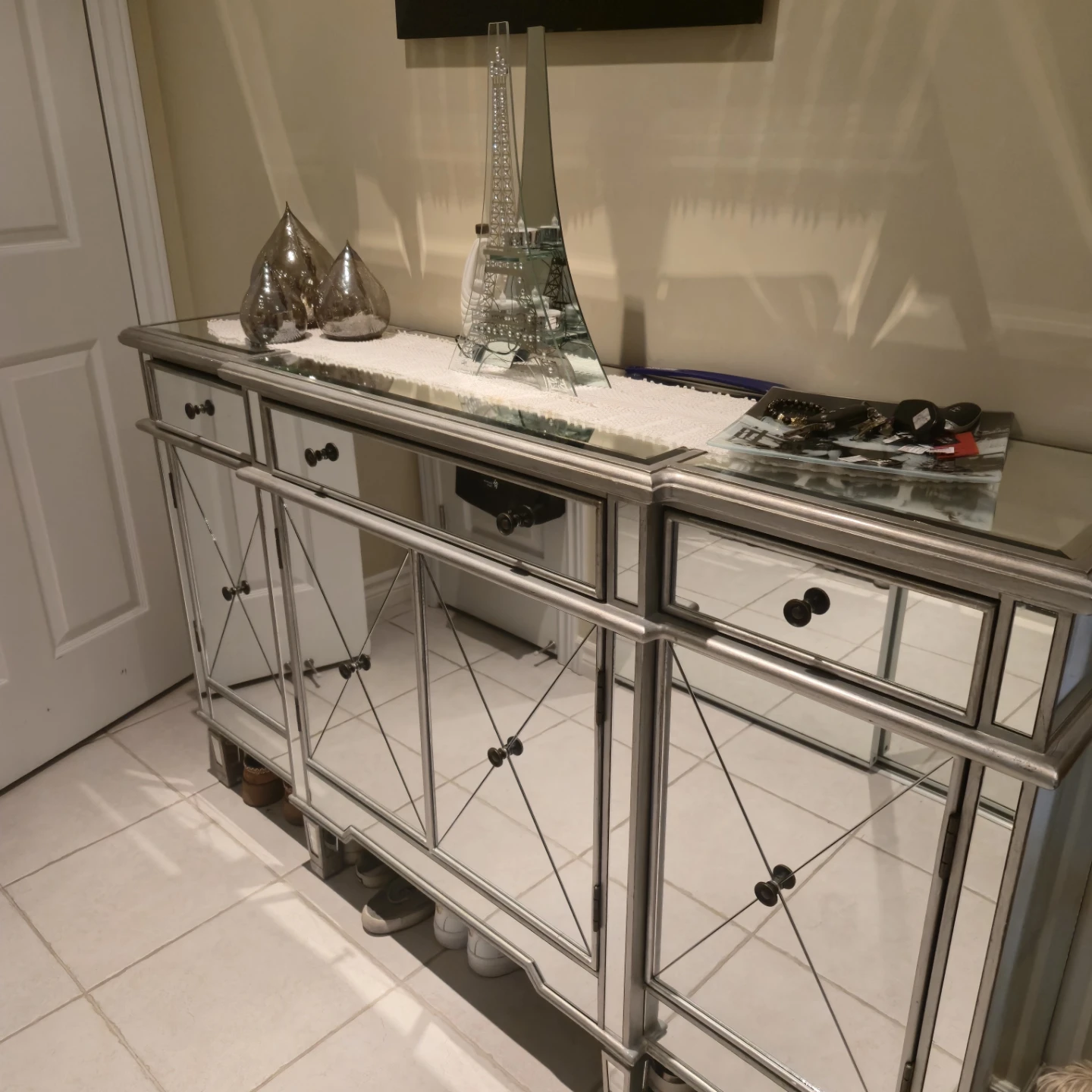 Mirrored Sideboard Cabinet