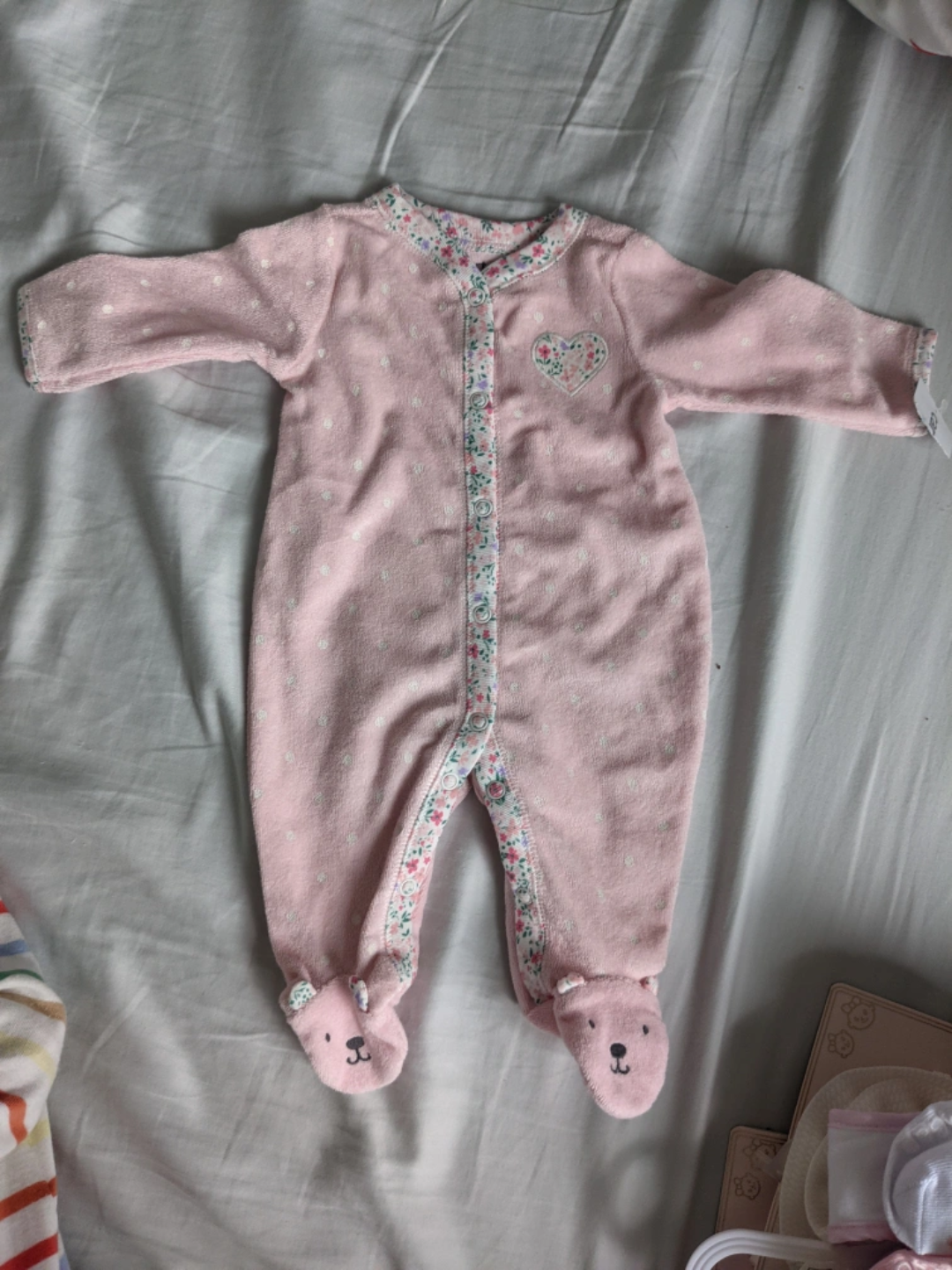 Carter's Newborn 2 Footed Sleepers - photo 2