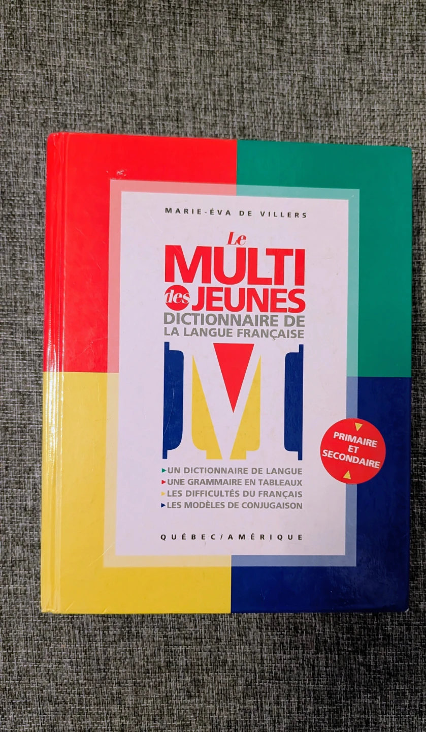 Le Multi Jeunes Dictionnaire de la Langue Française