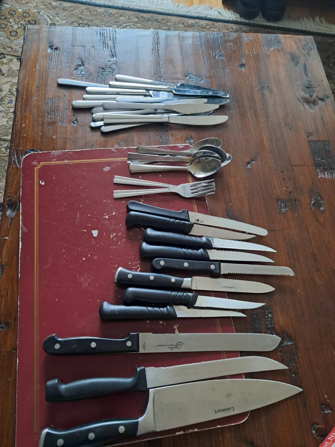 Cuisinart  Knife Set with Silverware