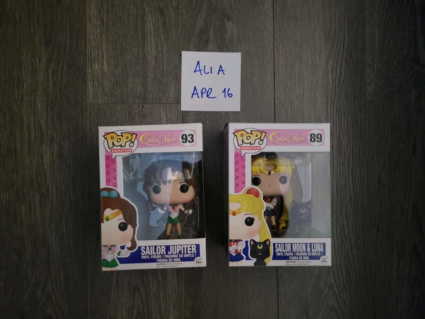Funko Pop! Sailor Jupiter #93 & Sailor Moon & Luna #89