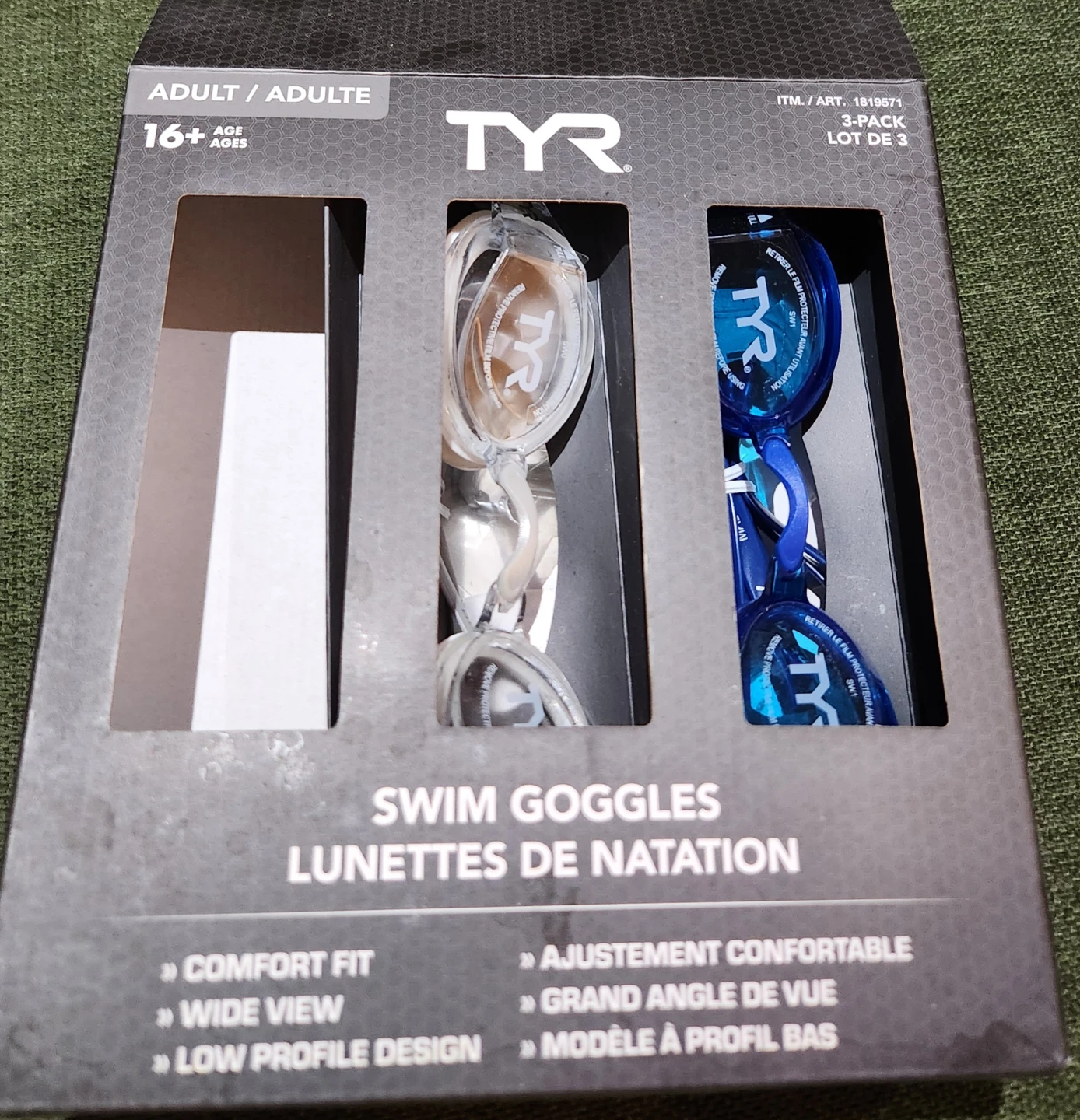 2 pairs TYR Swim Goggles