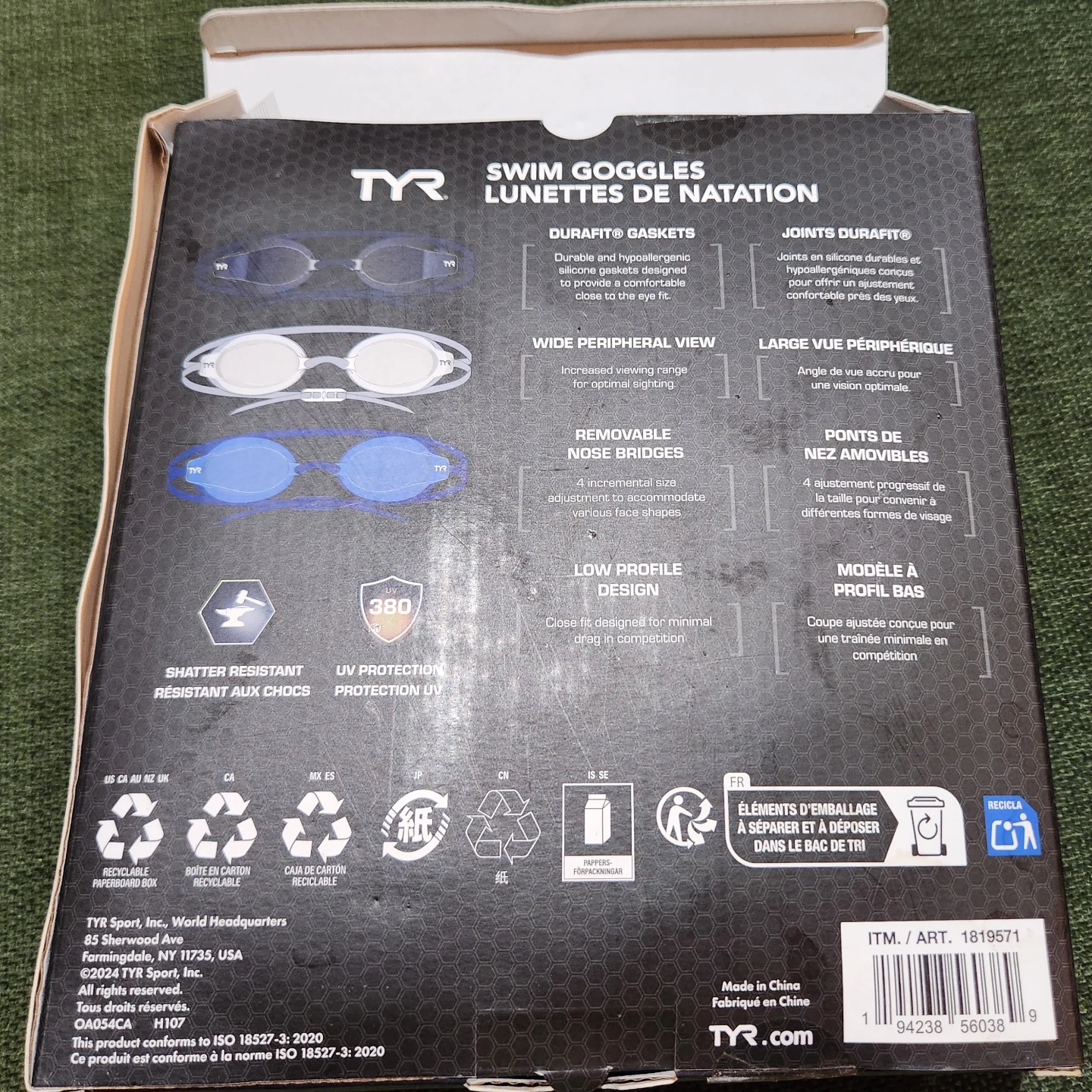 2 pairs TYR Swim Goggles - photo 2
