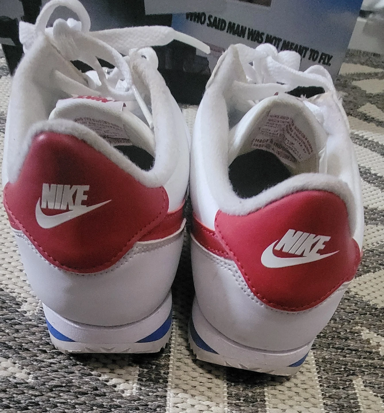 Nike Cortez White Red Classic Sneakers - photo 3