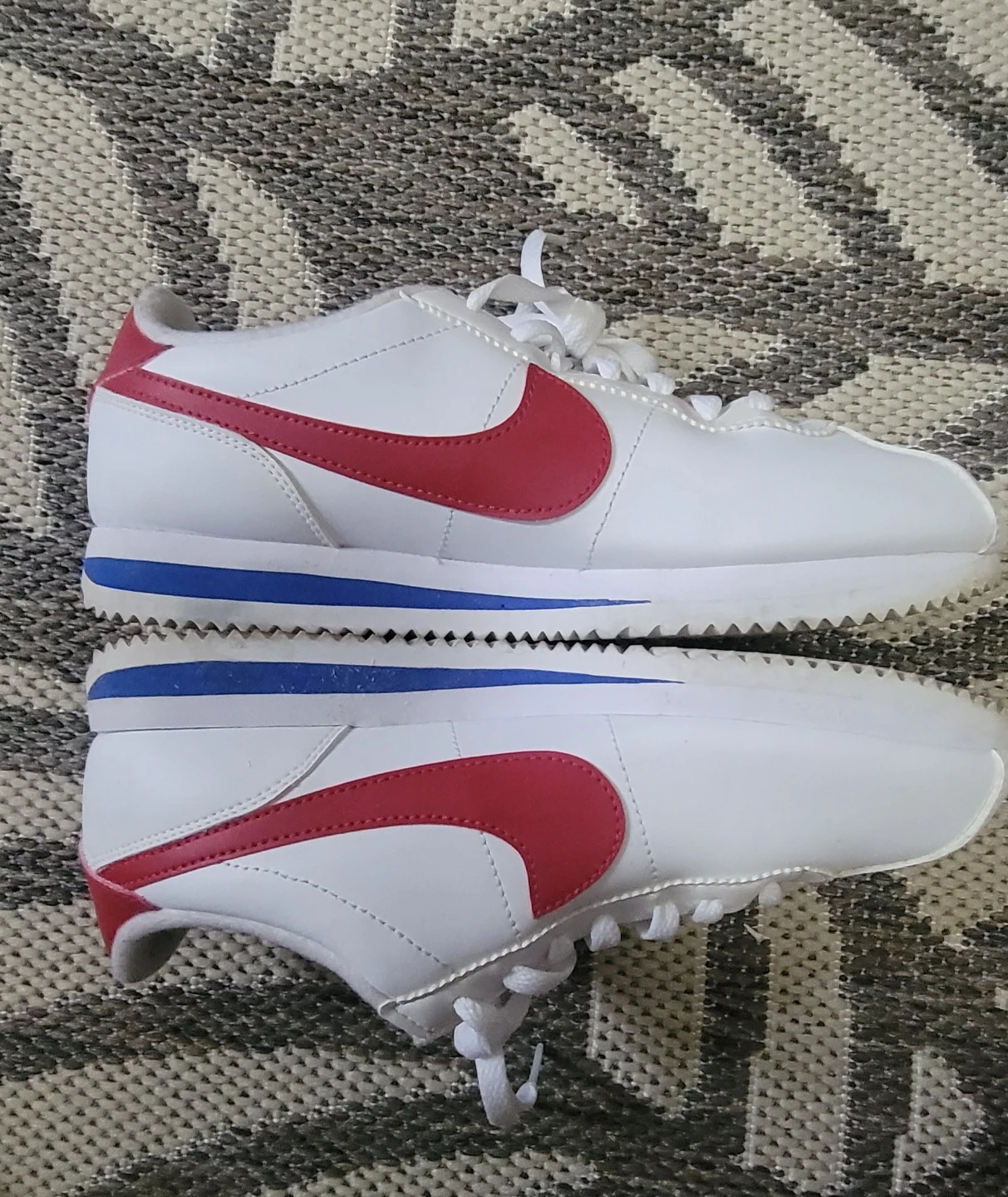 Nike Cortez White Red Classic Sneakers - photo 5