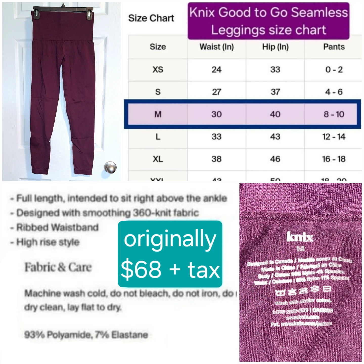 NEW Knix leggings - M - photo 3