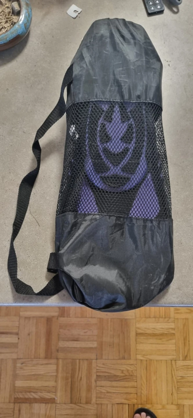 Purple and Black Adult Snorkel Fins with Bag - photo 3