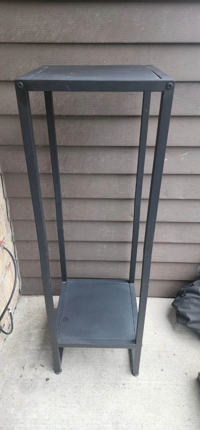 Black Metal Plant Stand - photo 2