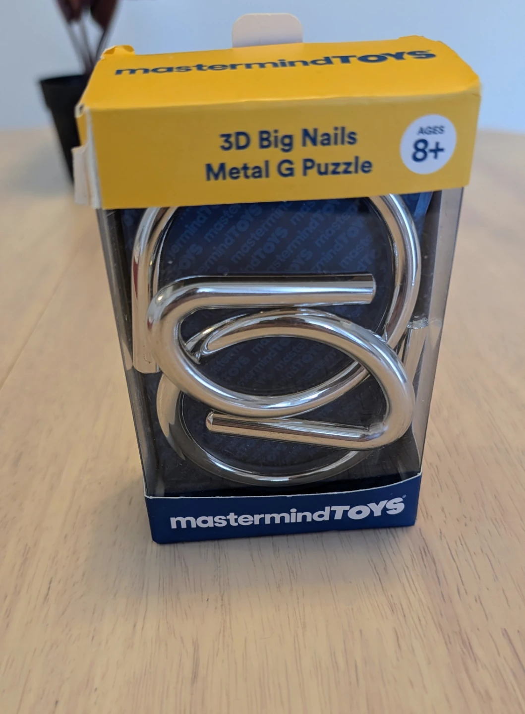 Brand New Mastermind Toys 3D Big Nails Metal G Puzzle Ages 8+