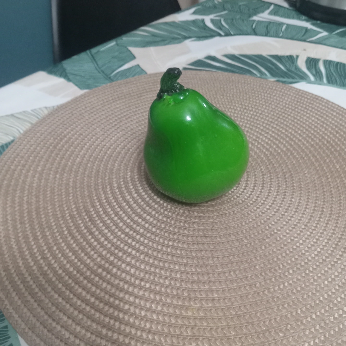 Green decorative pear