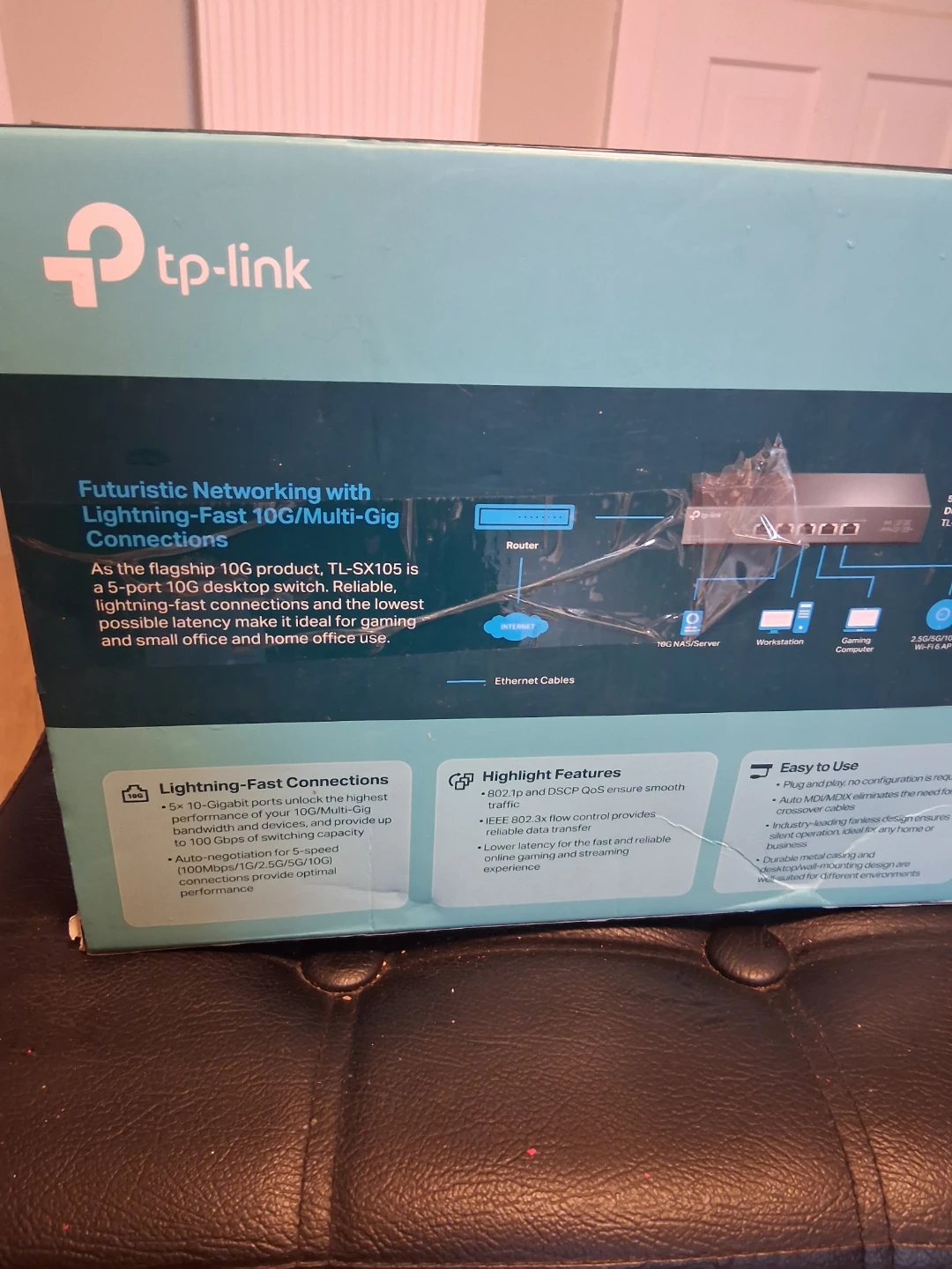 TP-Link 5-Port 10G Multi-Gigabit Desktop Switch TL-SX105 - photo 2