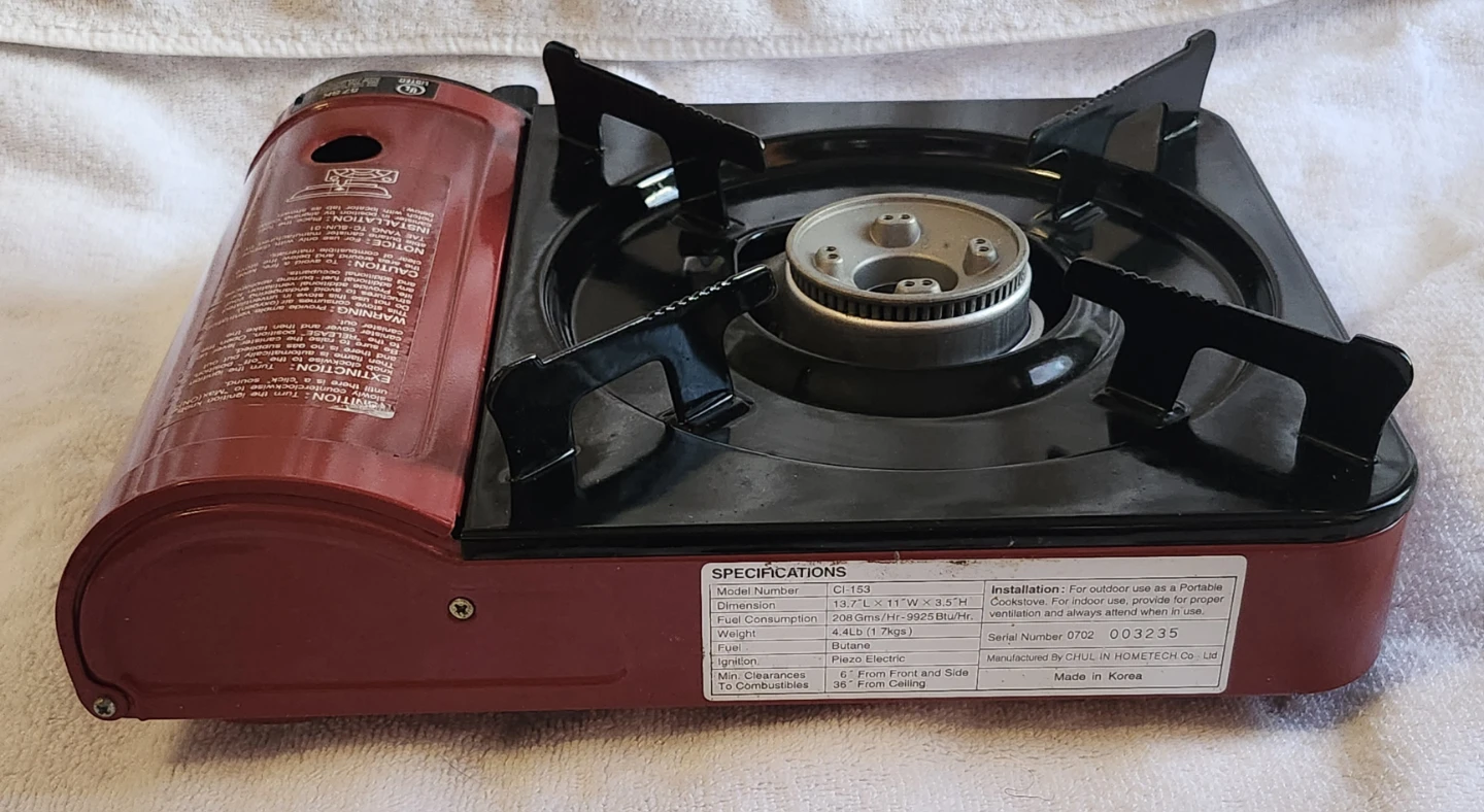 Thunder Range Portable Gas Range model Cl-153 - Pre-owned - photo 5