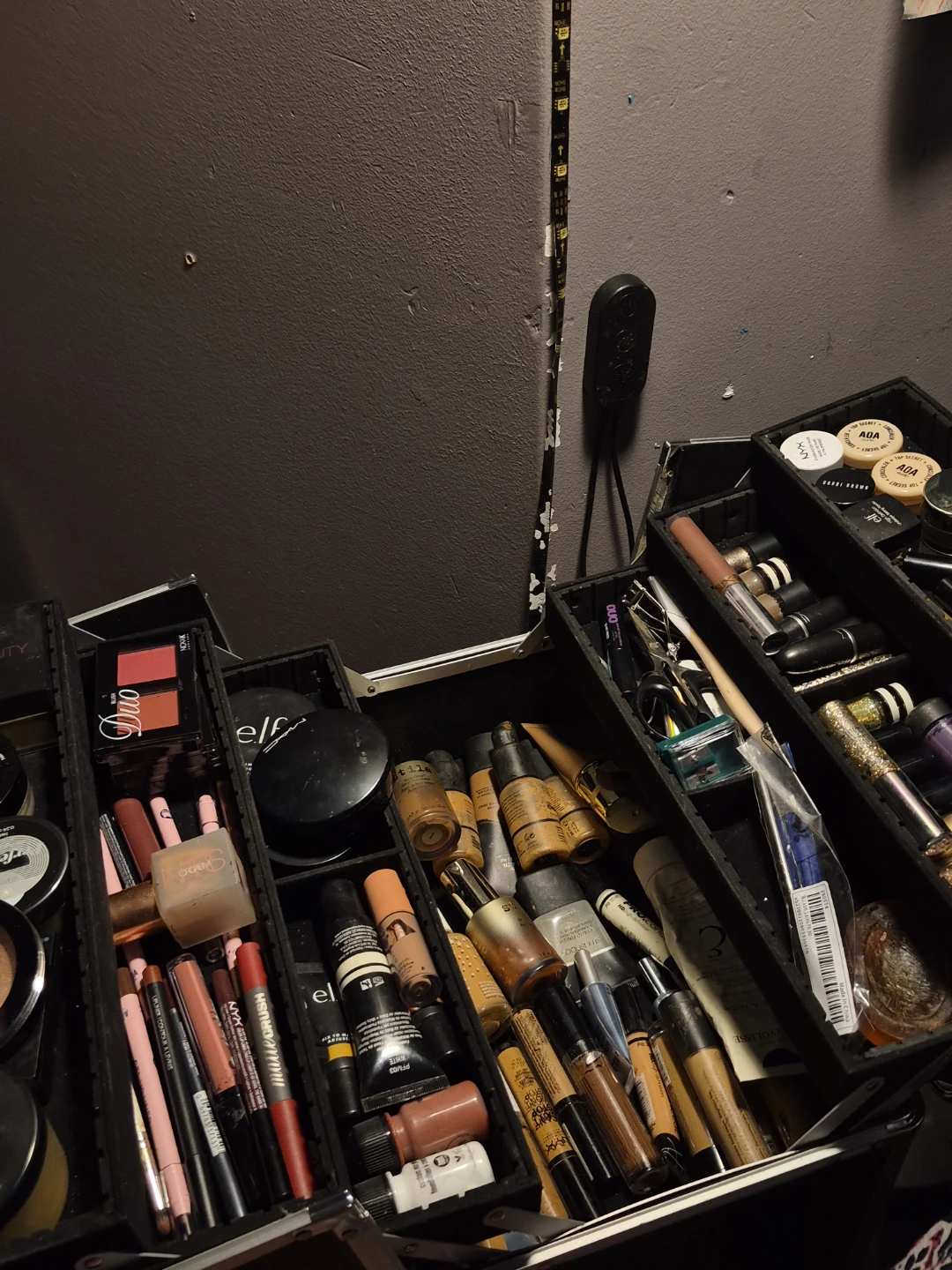 Assorted Makeup Collection with Makeup Case