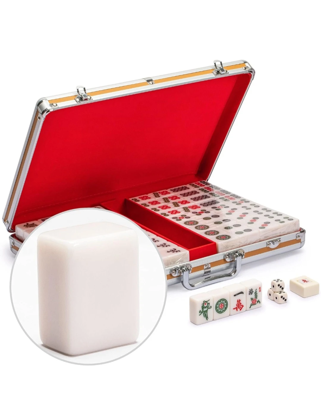Yellow Mountain Imports Mahjong Set - Complete Game with Case - photo 3