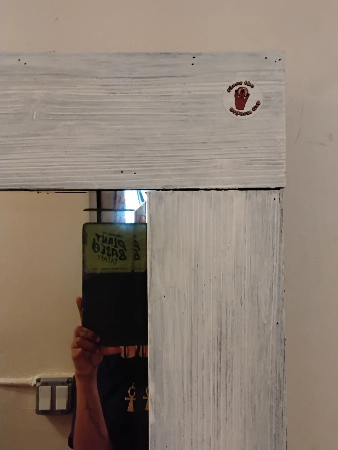 Rustic Wood Framed Mirror - photo 2