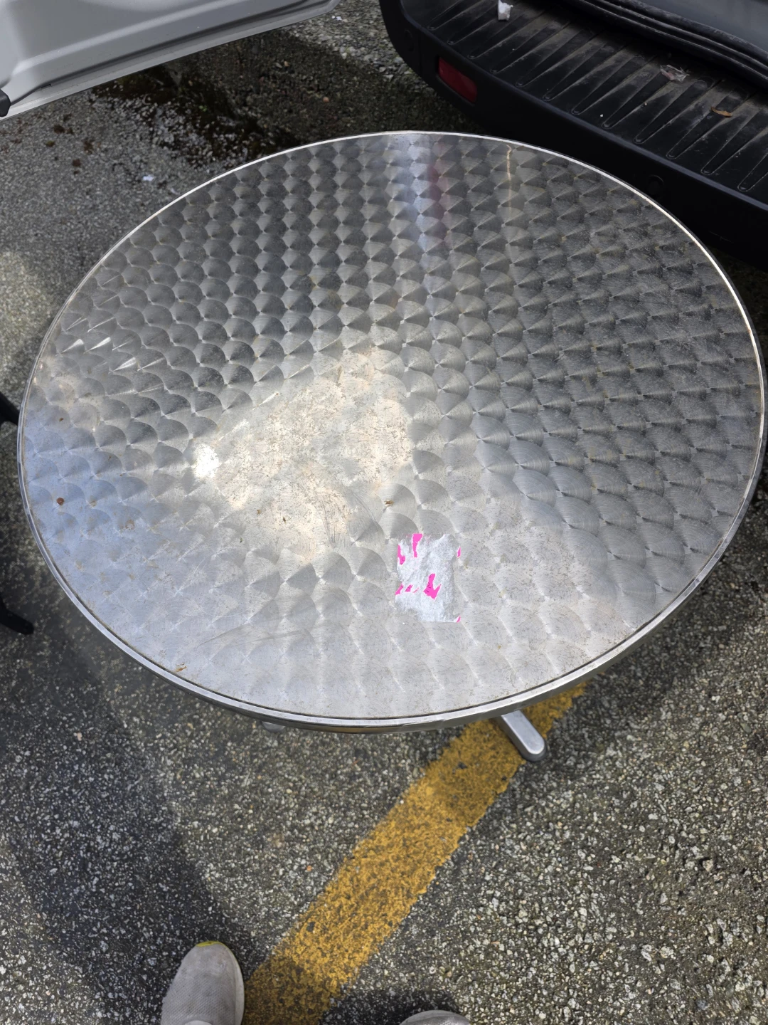 Round Metal Bistro Table - photo 2