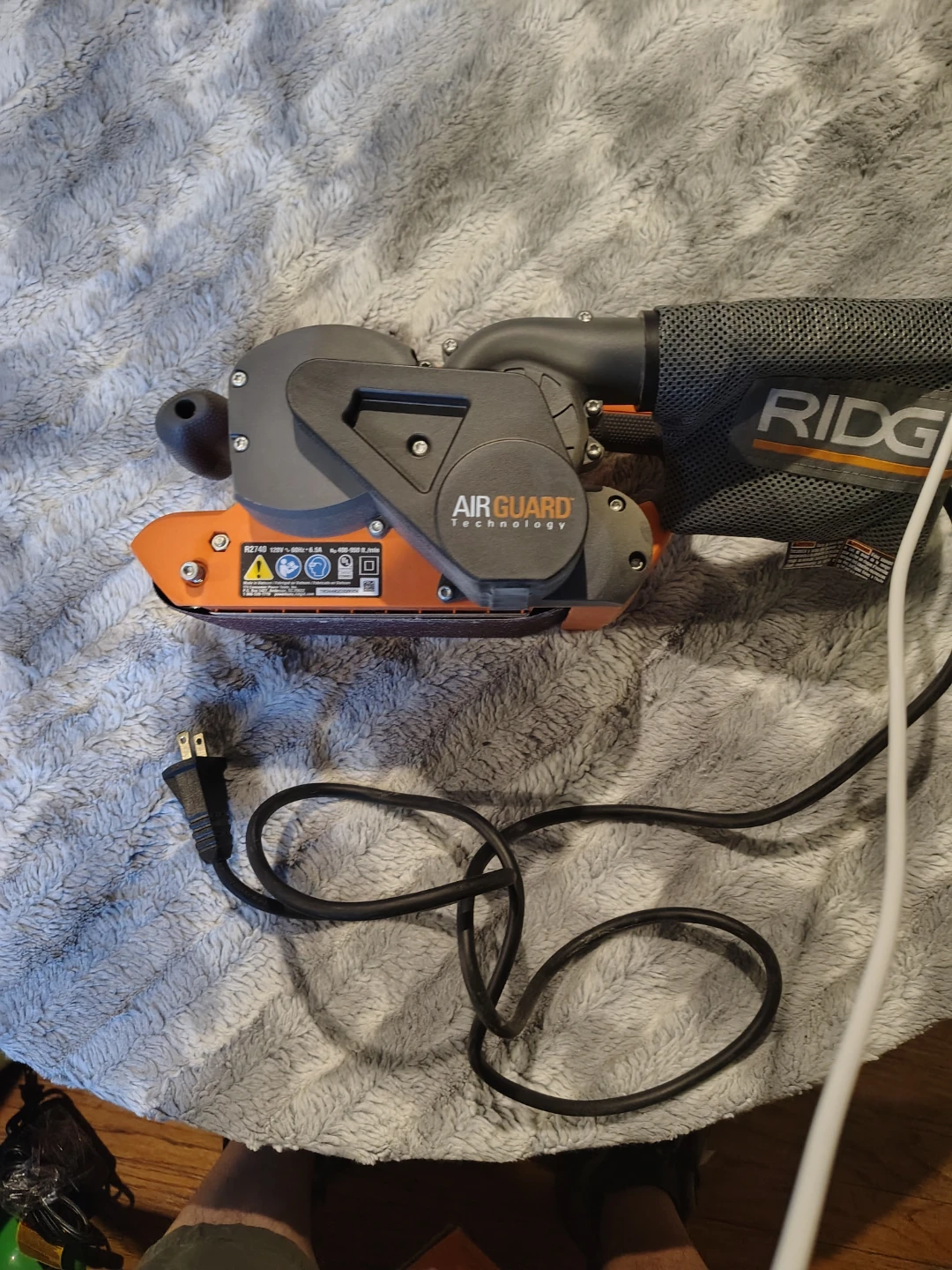 RIDGID Automatic Belt Sander with Dust Bag - photo 3