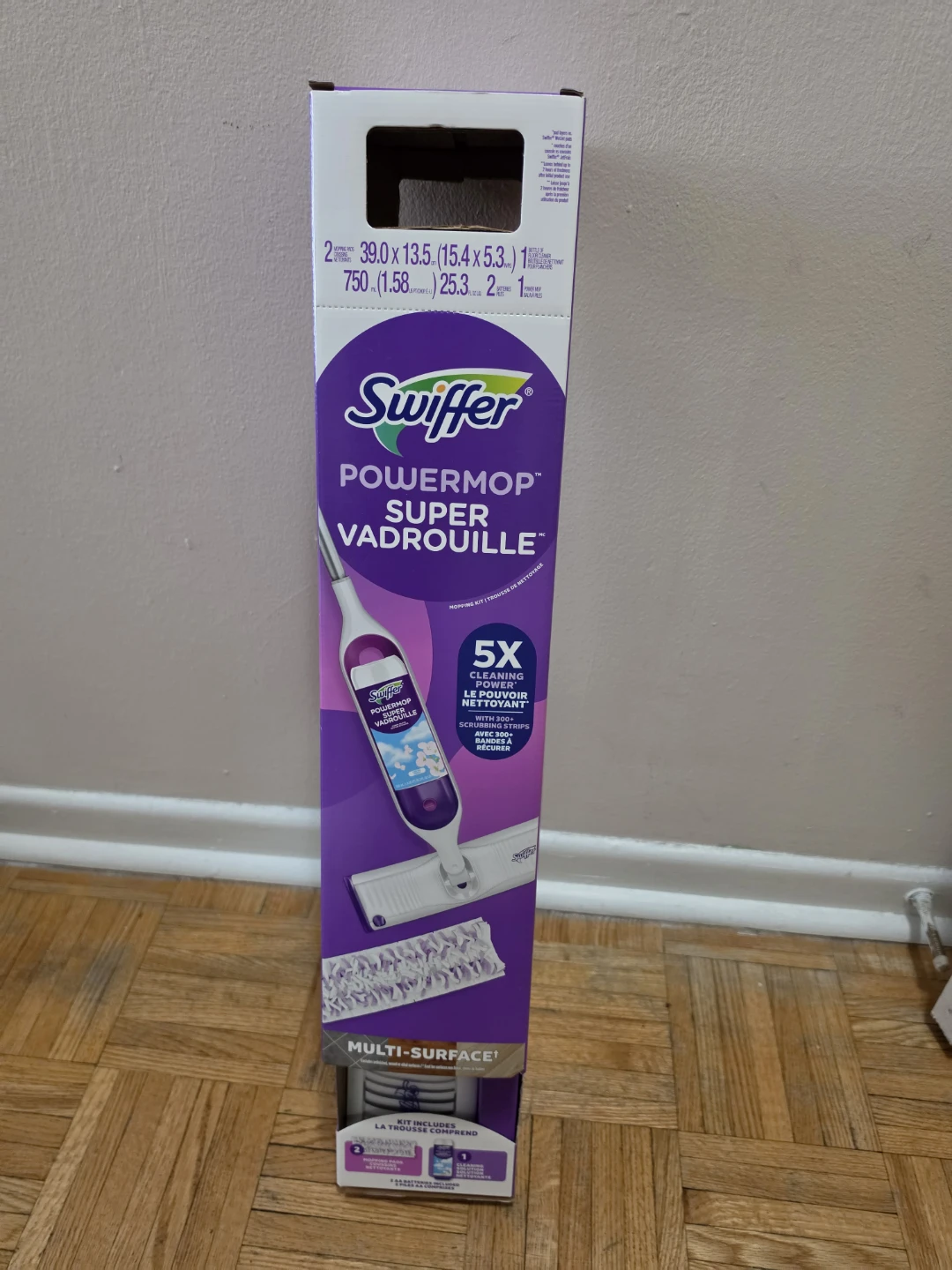 Swiffer PowerMop Super Vadrouille Multi-Surface Cleaning Kit