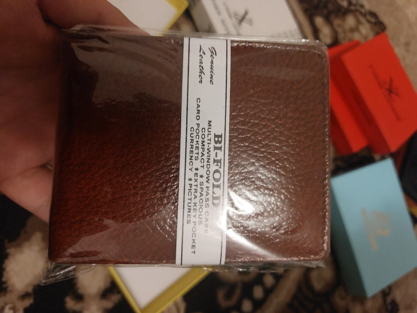 Genuine Leather Bifold Wallet - photo 3