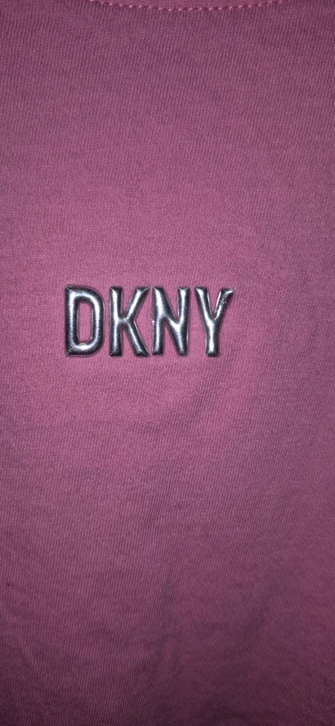 DKNY Sport Pink Cropped T-Shirt Size Medium - photo 2