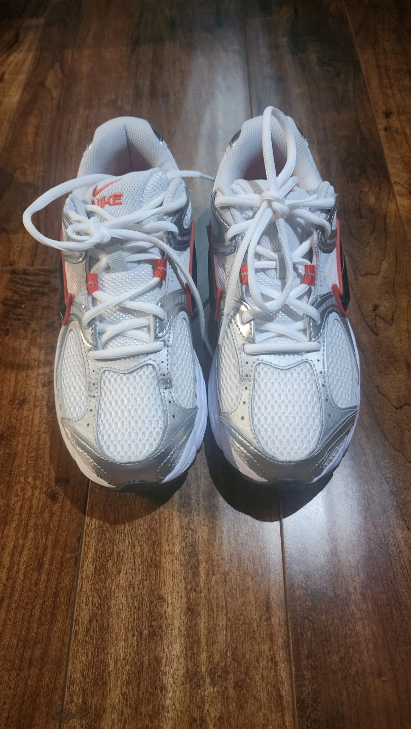 Nike Women's Running Shoes White/Silver/Orange Size 7 - photo 2