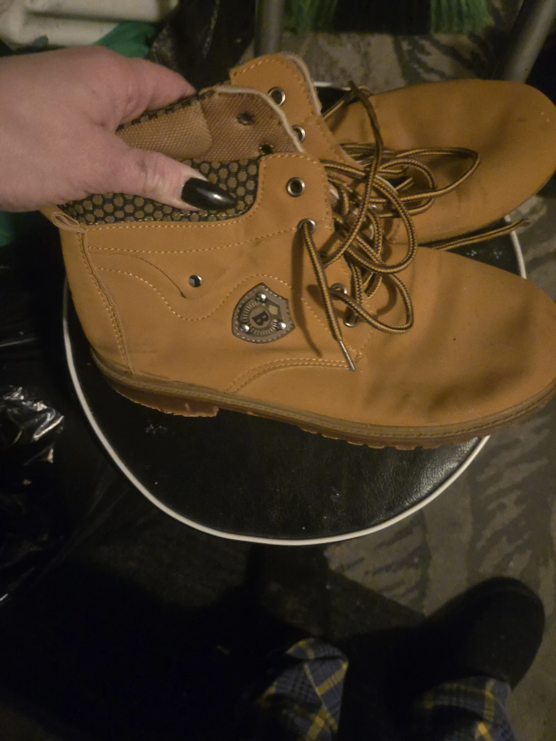 Tan Work Boots - Size 39 - photo 2