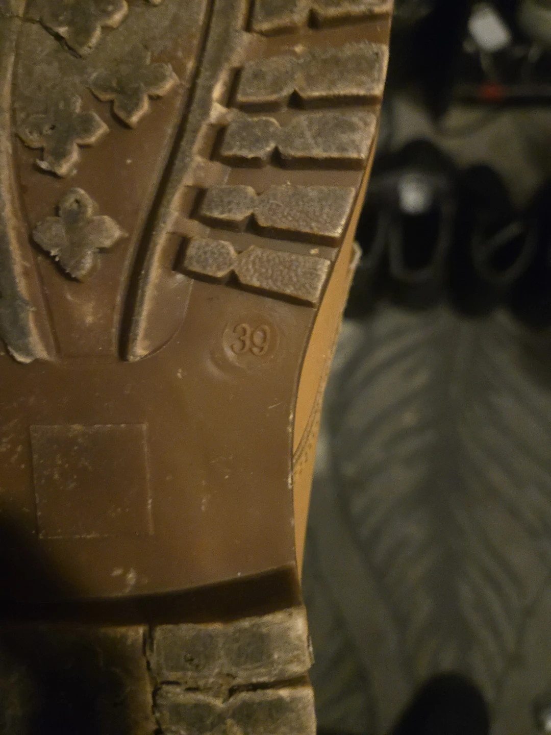 Tan Work Boots - Size 39 - photo 3