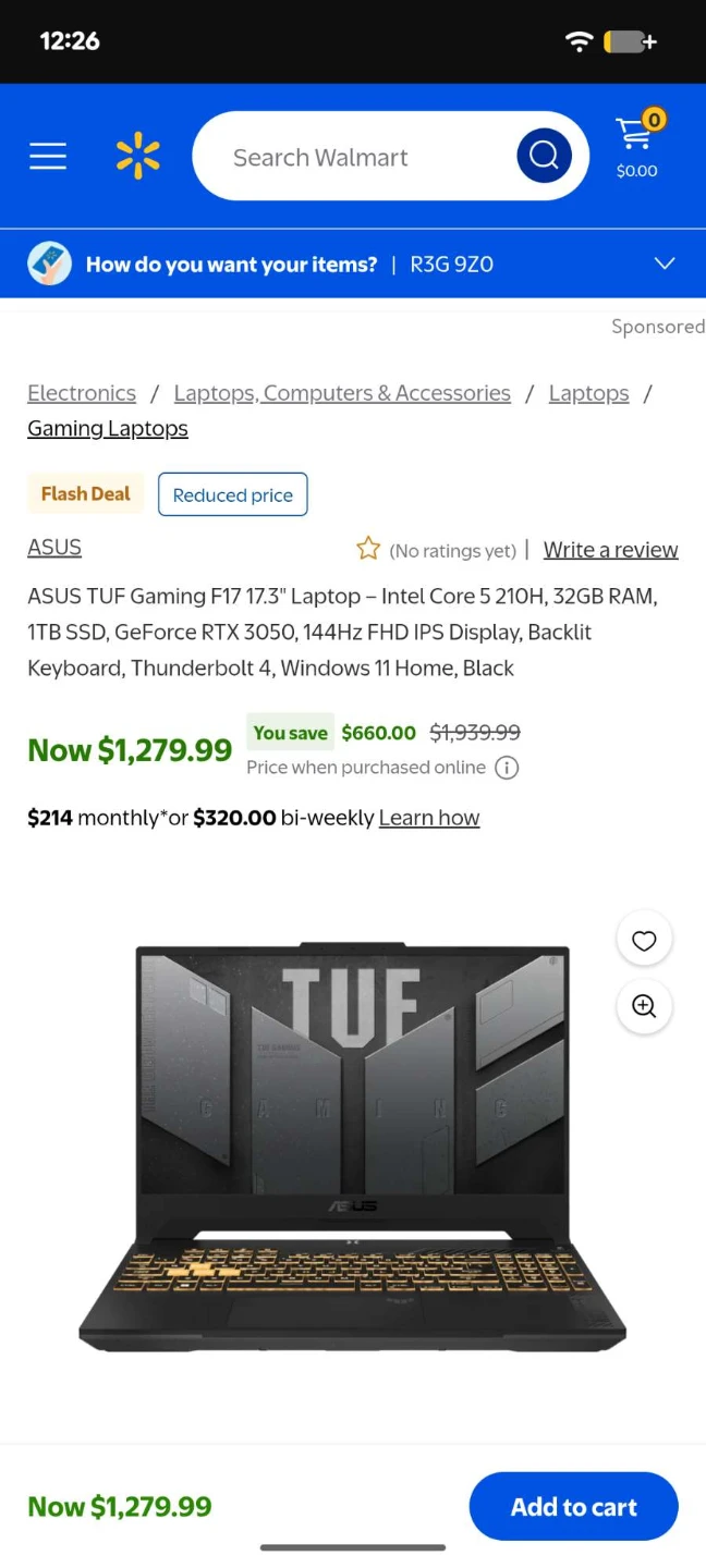 ASUS TUF Gaming F17 Laptop - photo 2
