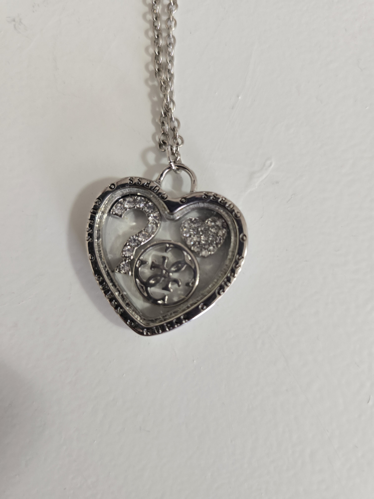 Guess Heart Locket Necklace - photo 4