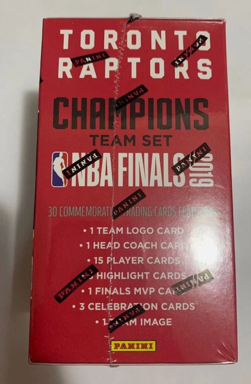 Sealed - 2019 Toronto Raptors NBA Champions Team Set - photo 2