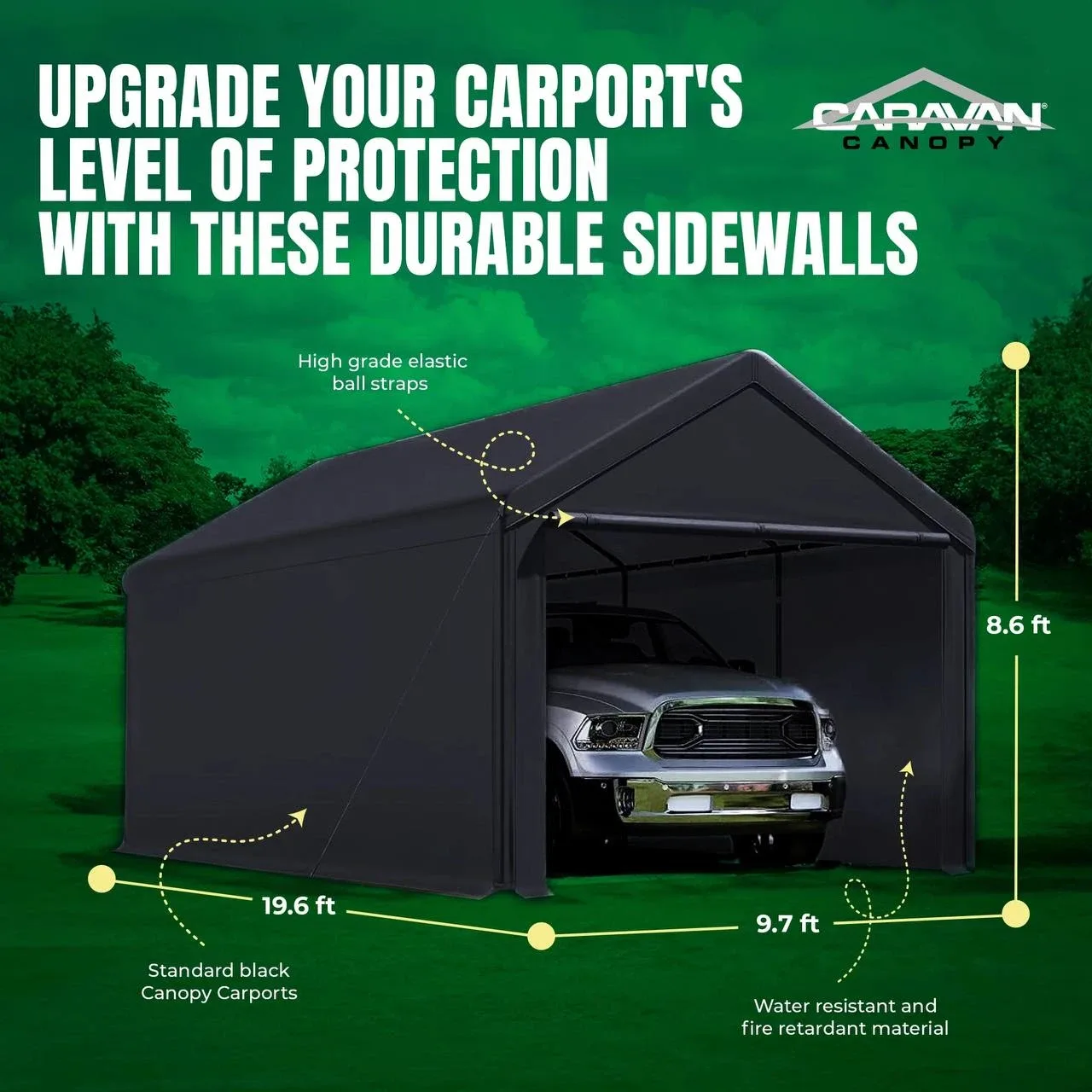 Carport Sidewalls Set