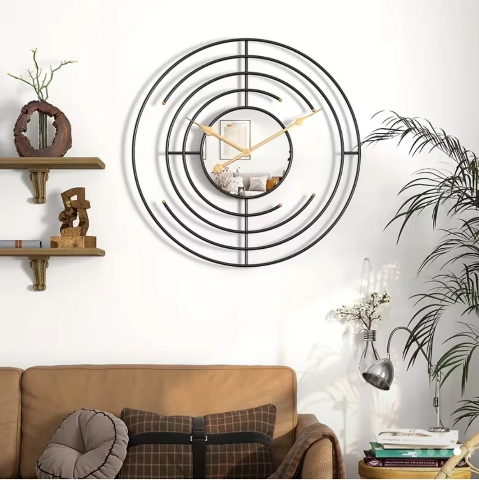 European style Modern Metal Wall Clock - 24 inch - photo 3