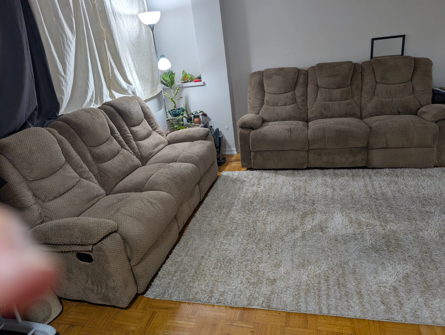 2 Reclining Sofa - Brown