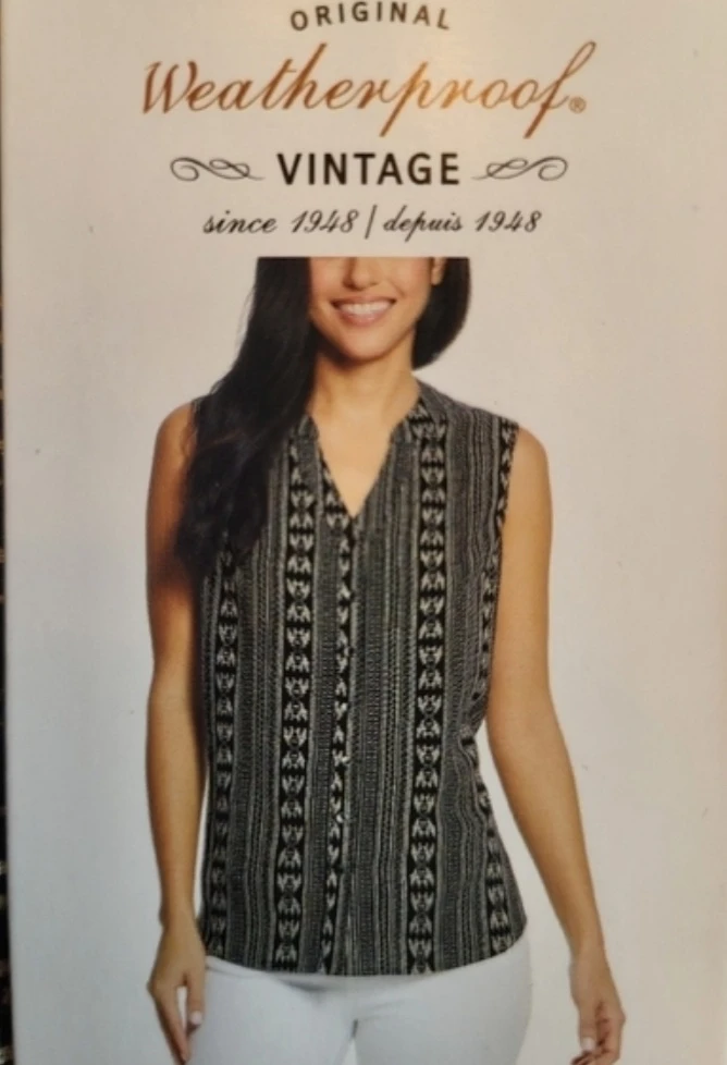 Like New Weatherproof Vintage Black Blouse