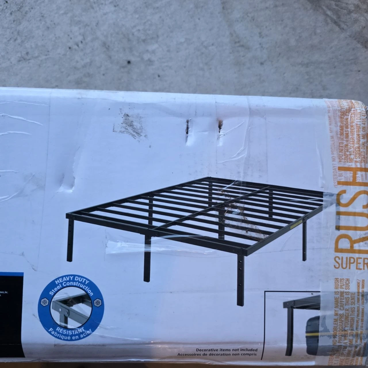 Queen 14" Heavy Duty Steel Bed Frame - photo 2