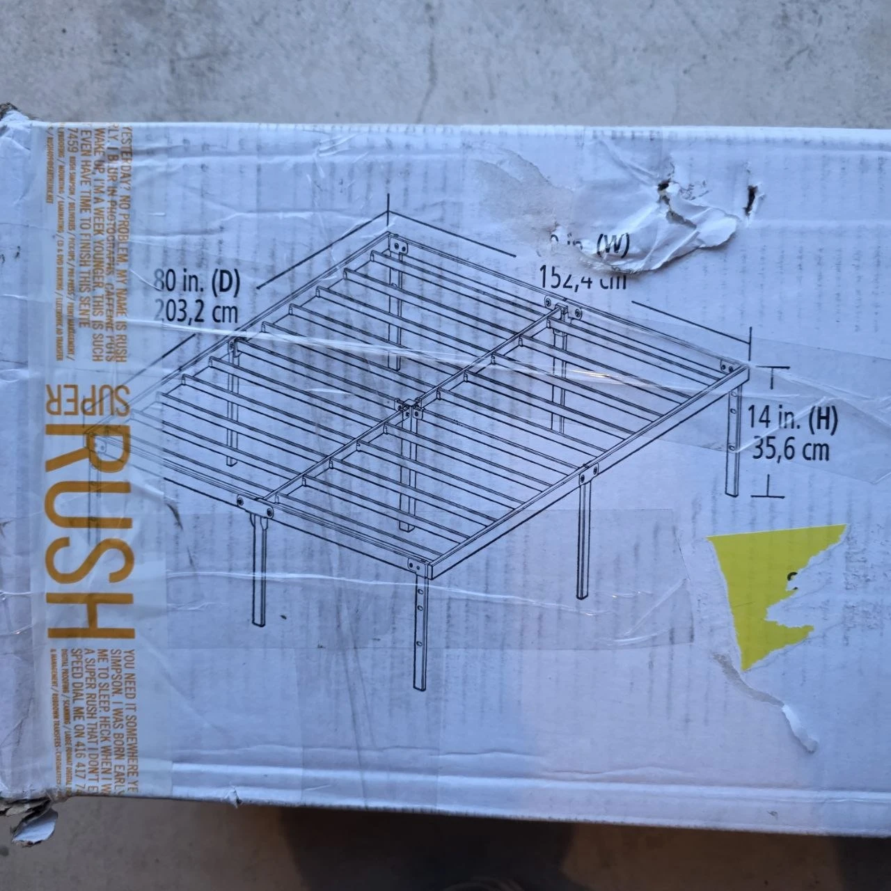 Queen 14" Heavy Duty Steel Bed Frame - photo 5