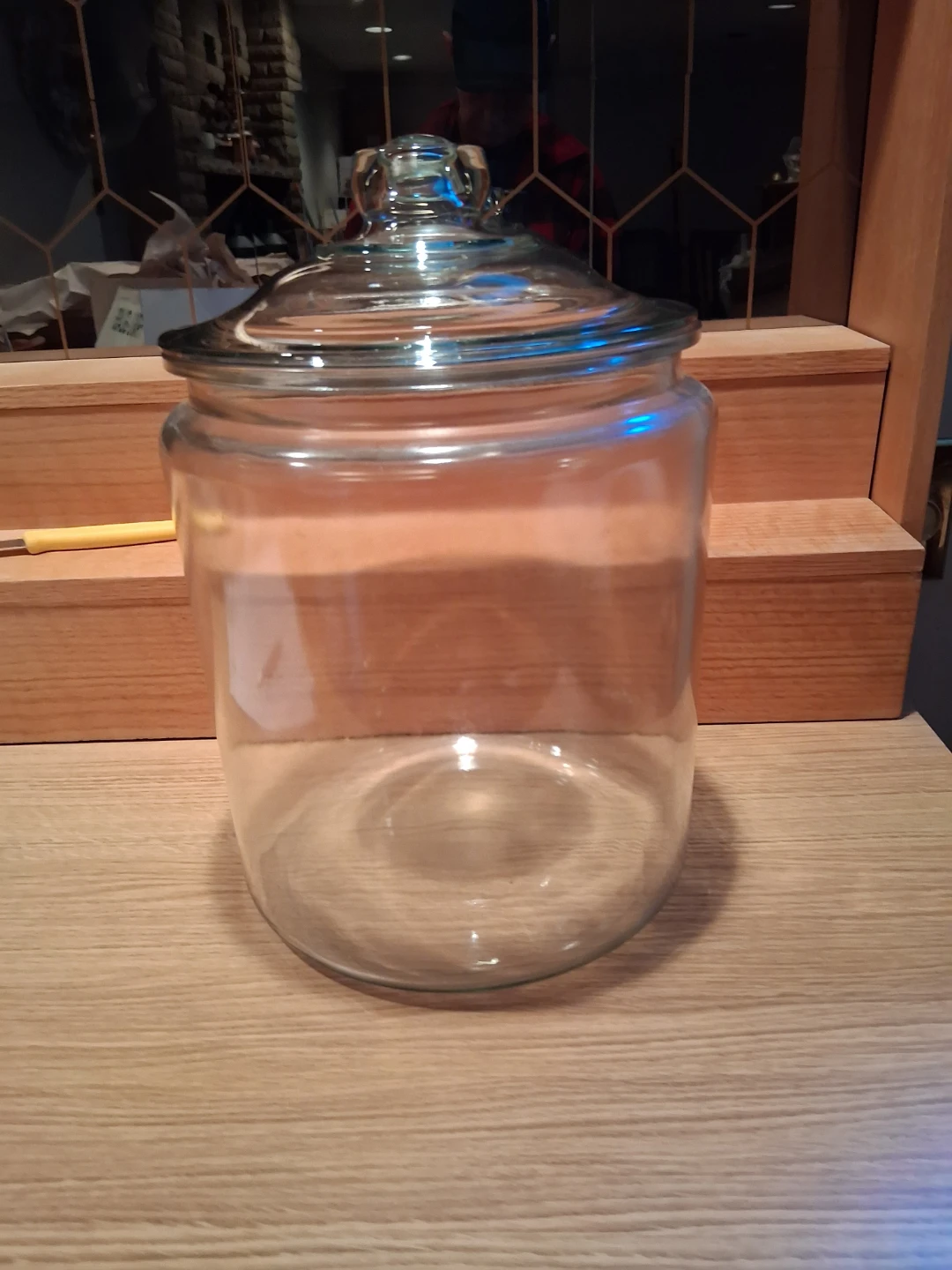 14" Glass Storage Jar with Lid