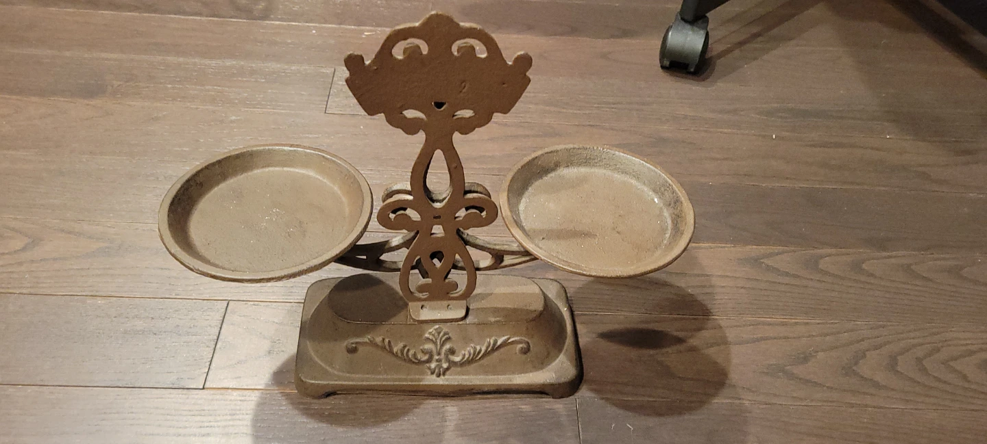 Decorative Cast Iron Balance Scale - photo 2