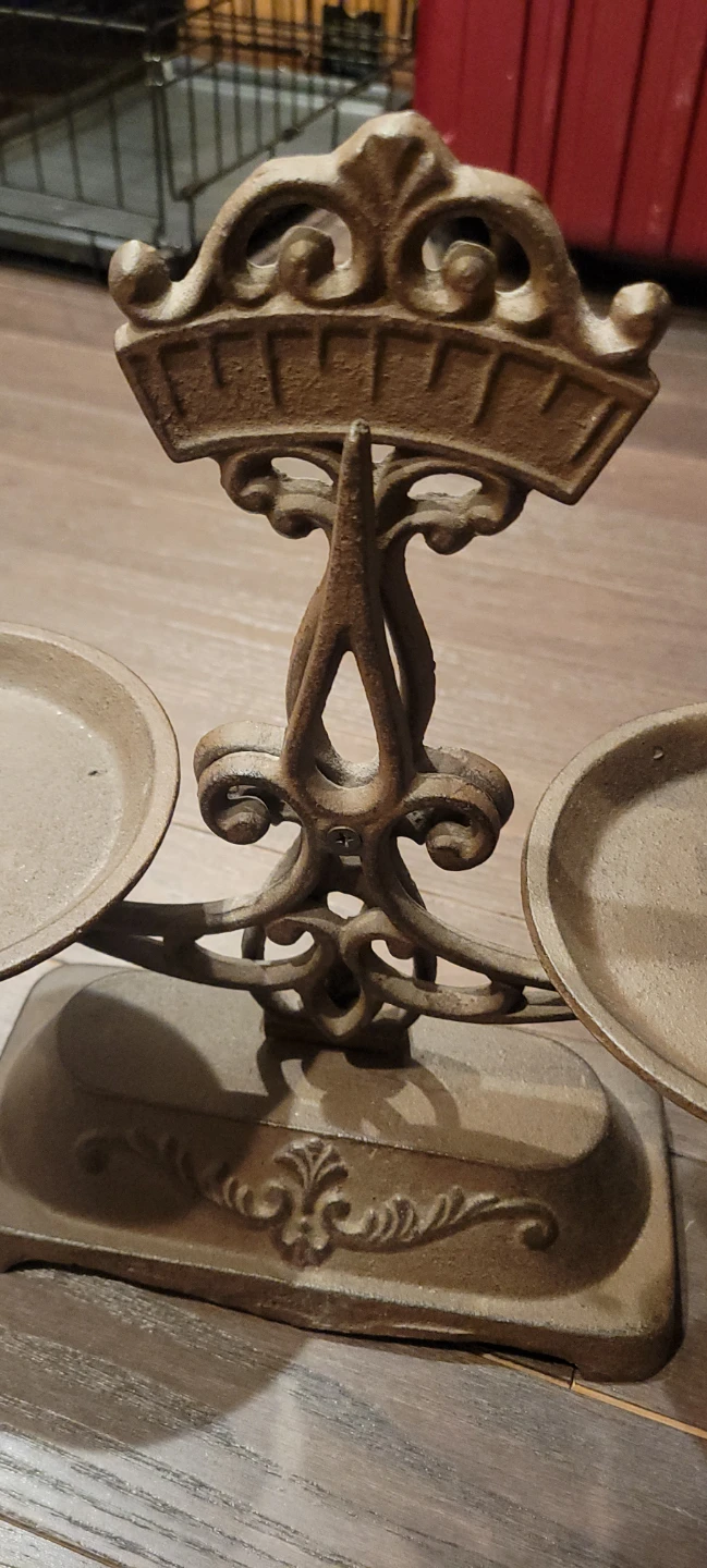 Decorative Cast Iron Balance Scale - photo 3