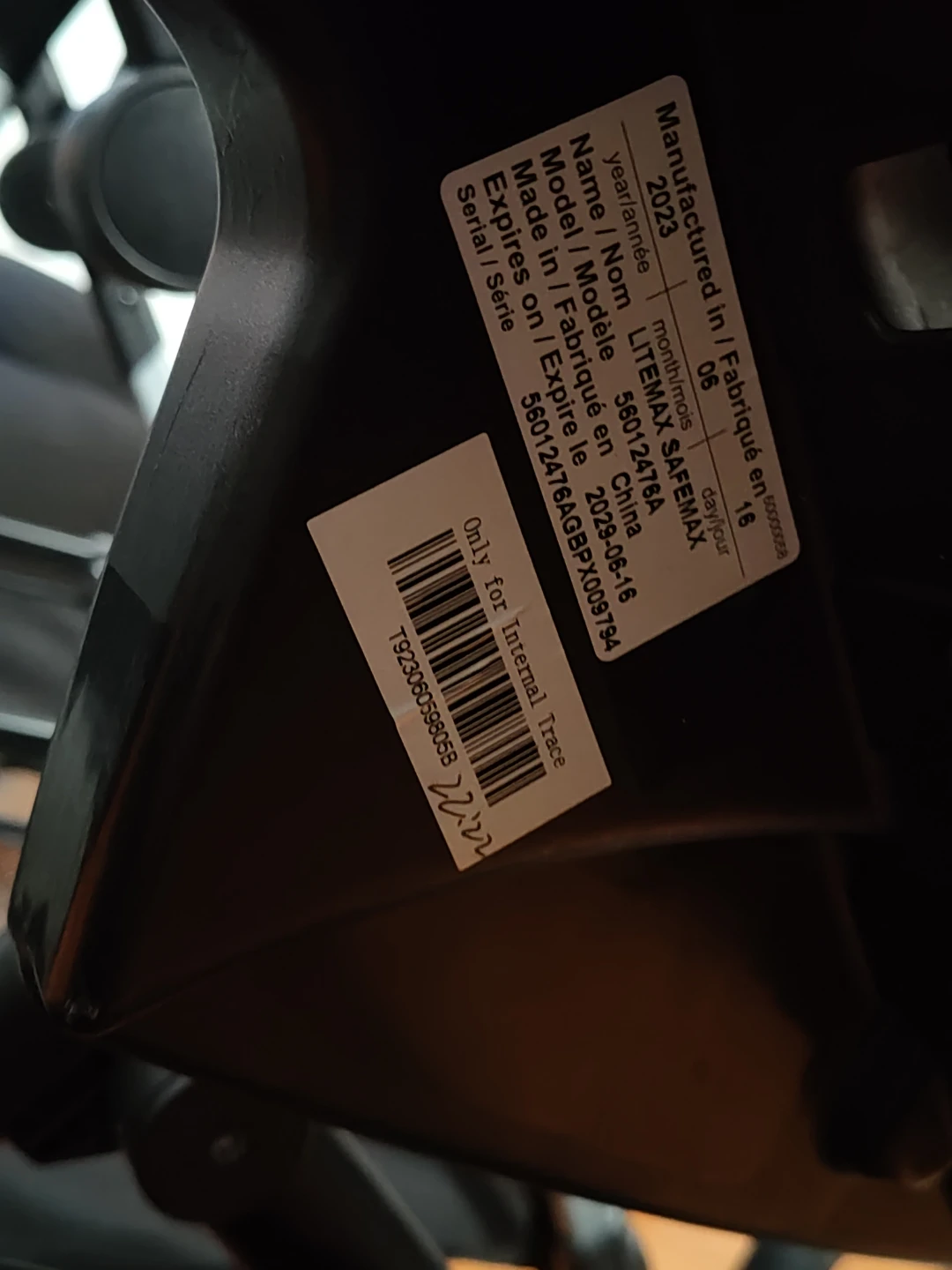 Evenflo Litemax Safemax 2.0 Car Seat