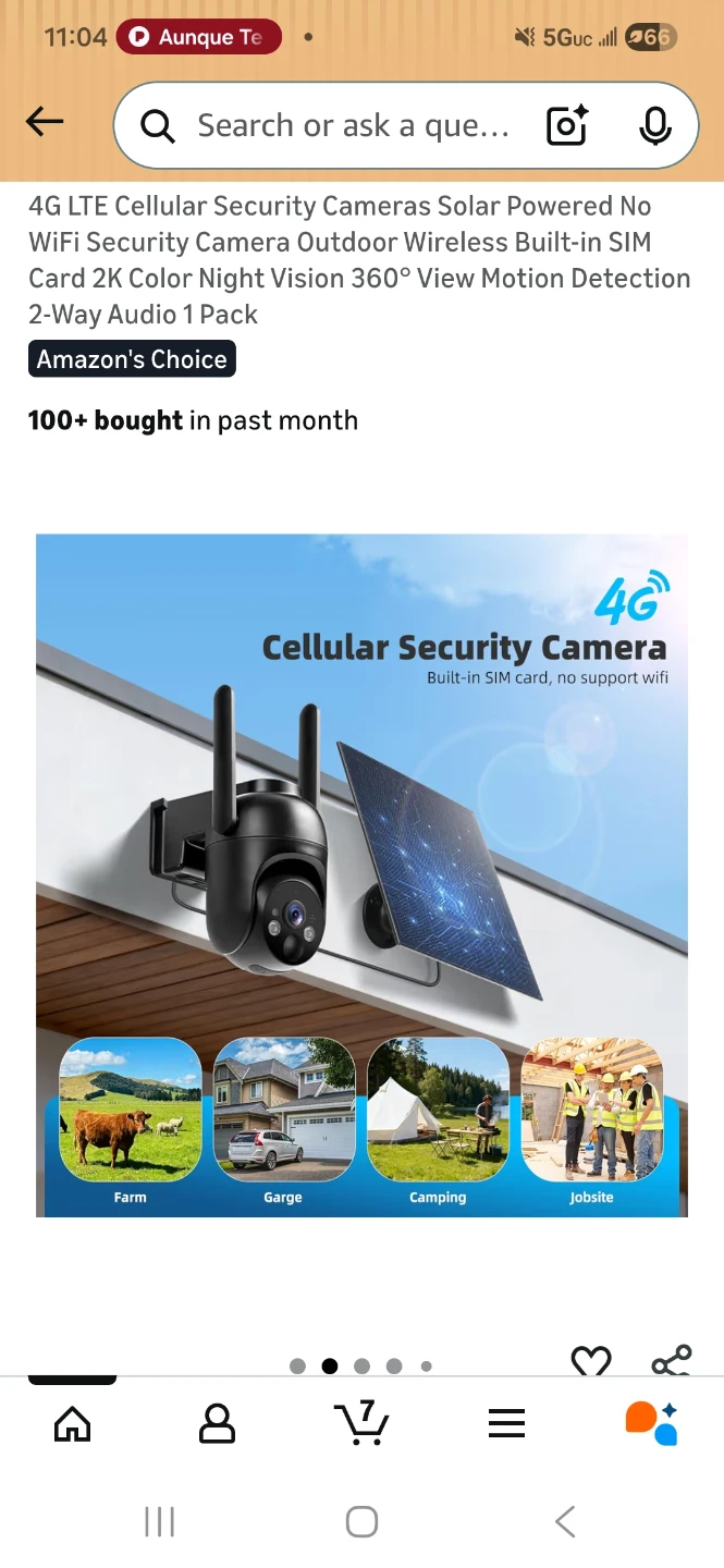 Cetey 4G LTE Cellular Outdoor Smart PTZ Solar Camera - photo 5