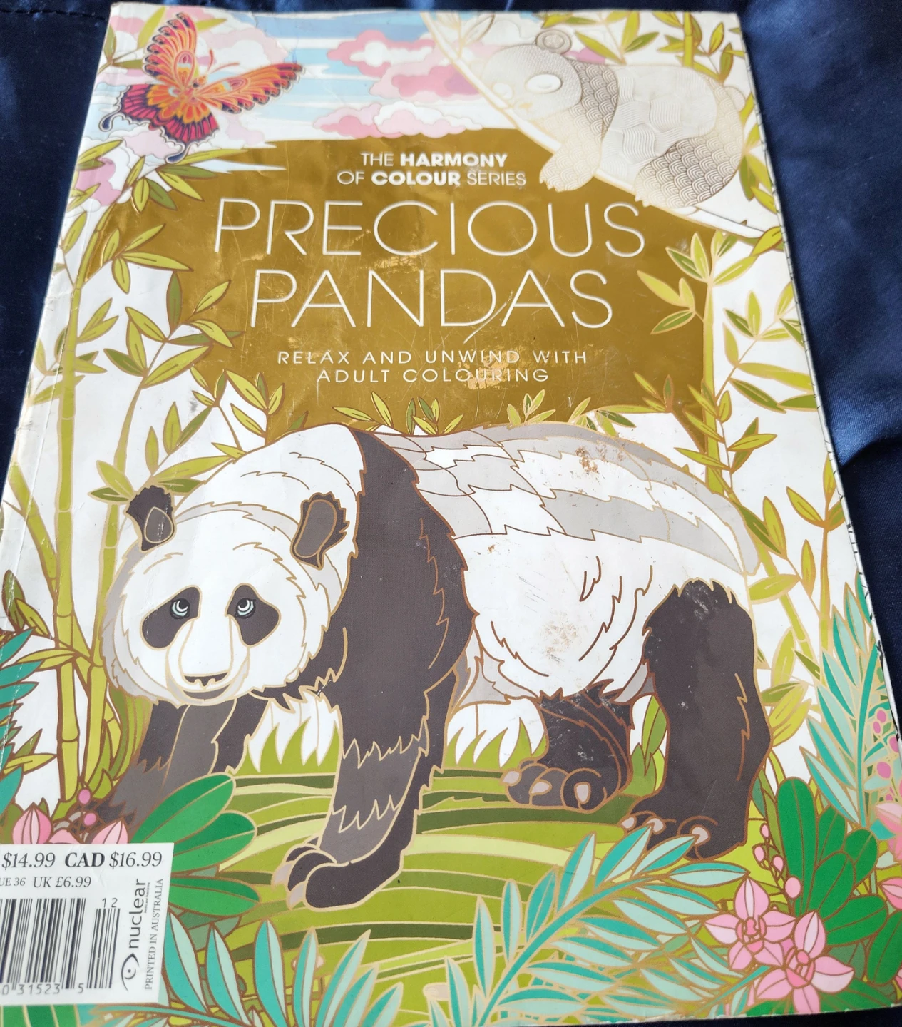 Precious Pandas Adult Colouring Book🌱