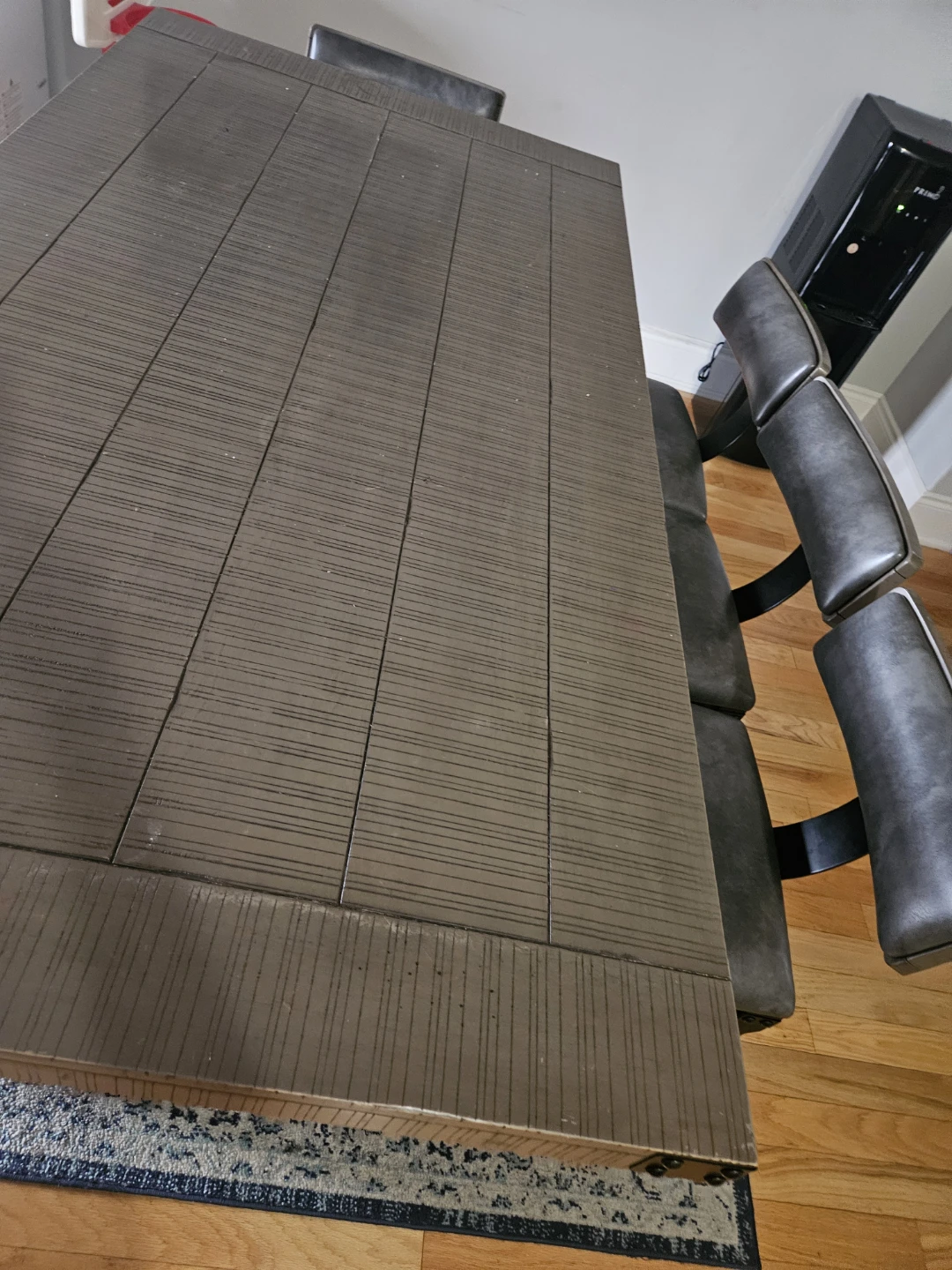 Dining Table Set with 4 Chairs and 1 Bench - photo 2