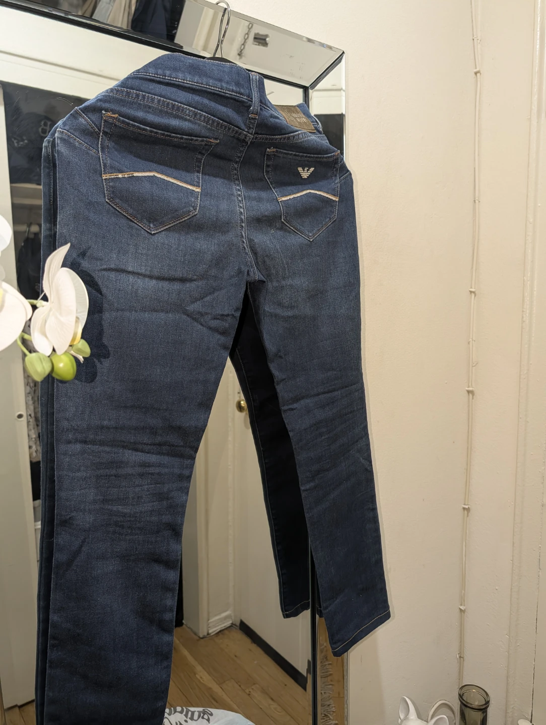 Armani Jeans Dark Wash Straight Leg Denim - photo 2