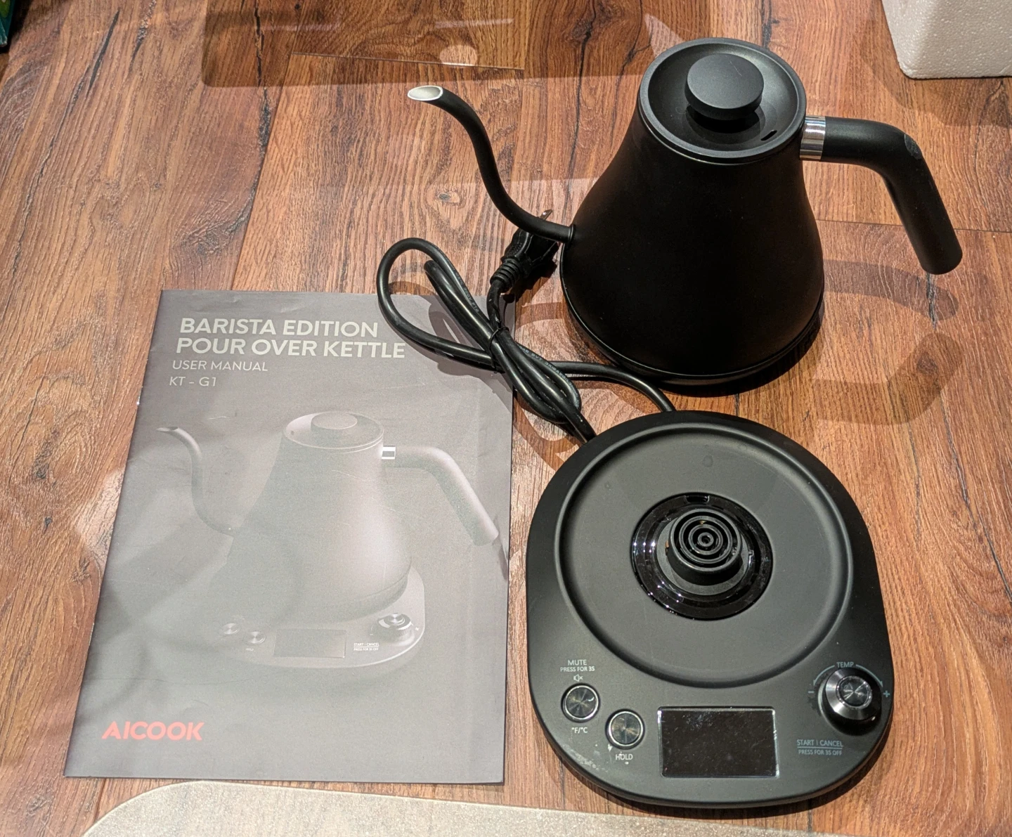 New Aicook Barista Edition Pour Over Kettle Black - photo 4