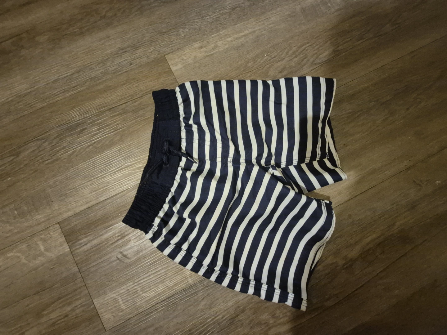 Striped Swim Trunks