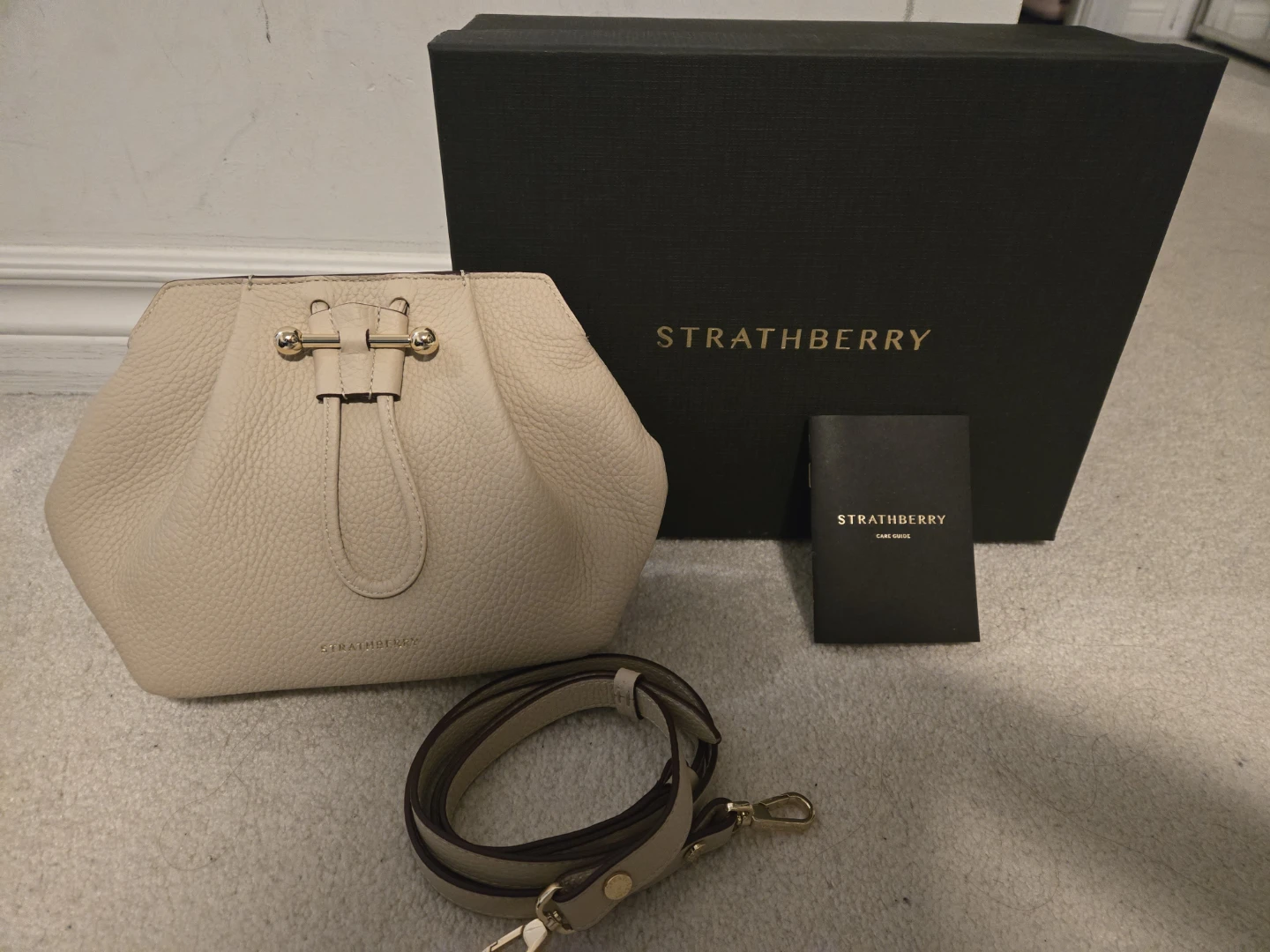 Strathberry Osette crossbody Bag with Box & Strap