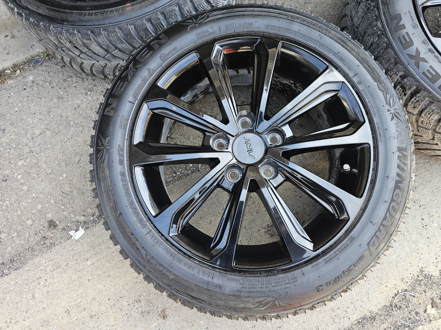 MINI COOPER WINTER TIRES ON ALLOY RIMS 195/55 R16 - photo 3
