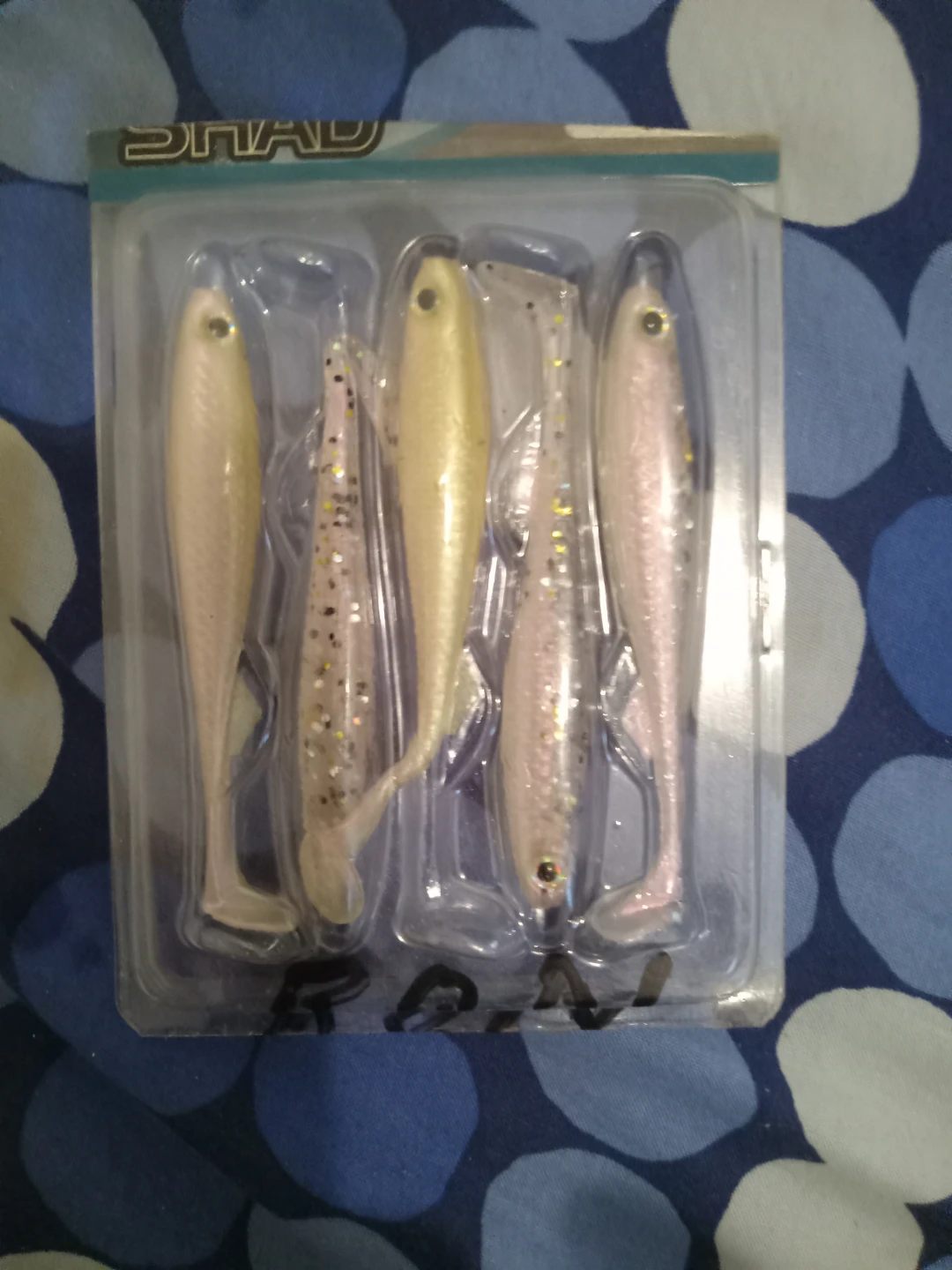 SHAD Fishing Lures 5-Piece Soft Plastic Bait